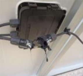 Figure 1: Burned connector [1]
