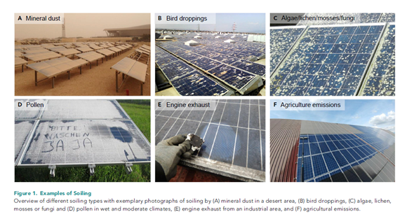 Soiling types (Ilse et al., 2019)